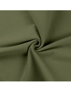 Rippstrick-Jersey-Stoff - Khaki