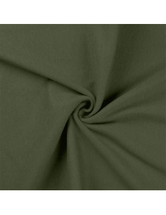 Rippstrick-Jersey-Stoff - Militärgrün