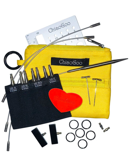 ChiaoGoo Shorties Large Rundstricknadel-Set