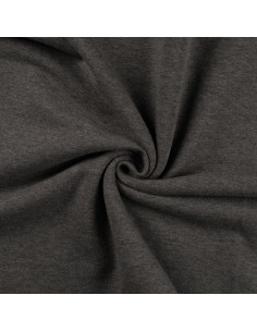 Sweatshirtstoff - Meliertes Grau