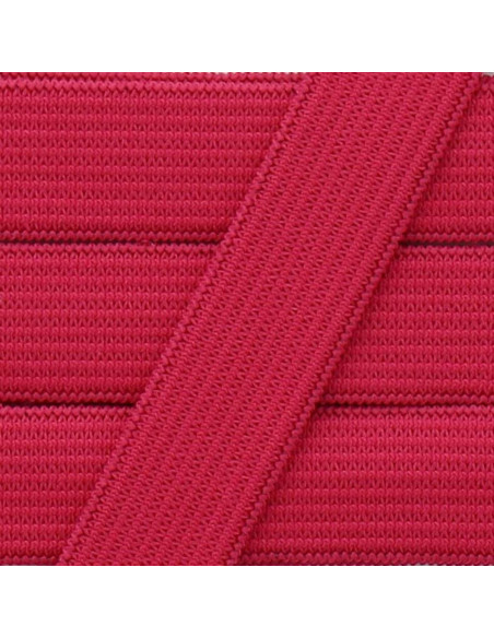 Weiches Gummiband 15 mm - Fuchsia