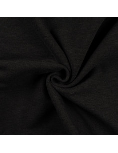 Sweatshirtstoff - Dunkelgrau meliert