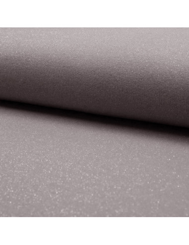 Glitzernder Sweatstoff - Grau
