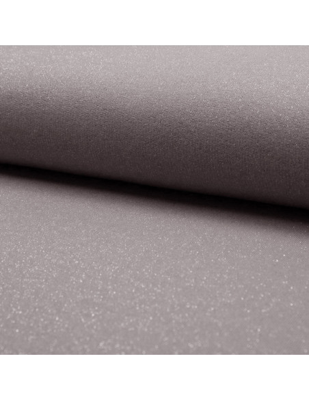 Glitzernder Sweatstoff - Grau