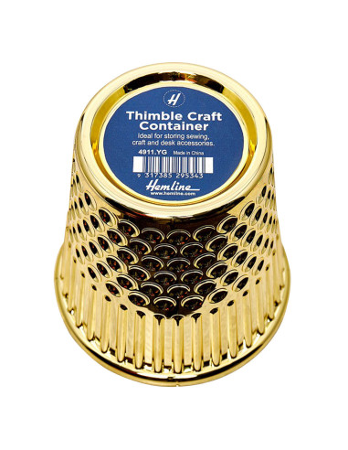 Dekorativer Fingerhut - Gold