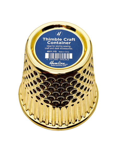 Dekorativer Fingerhut - Gold