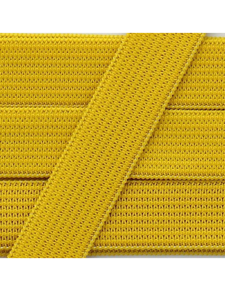 Weiches Gummiband 15 mm - Gelb