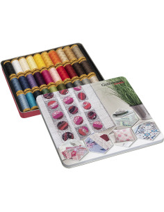 Set mit 30 Nähfäden aus Baumwolle von Gütermann