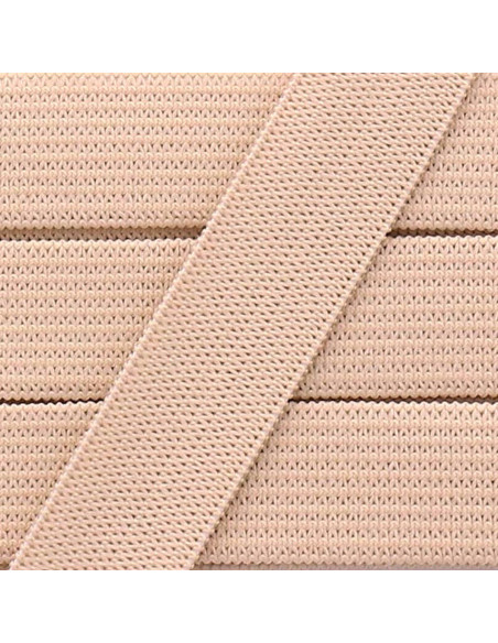 Weiches Gummiband 15 mm - Beige