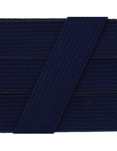 Weiches Gummiband 15 mm - Marineblau