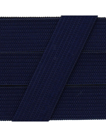 Weiches Gummiband 15 mm - Marineblau