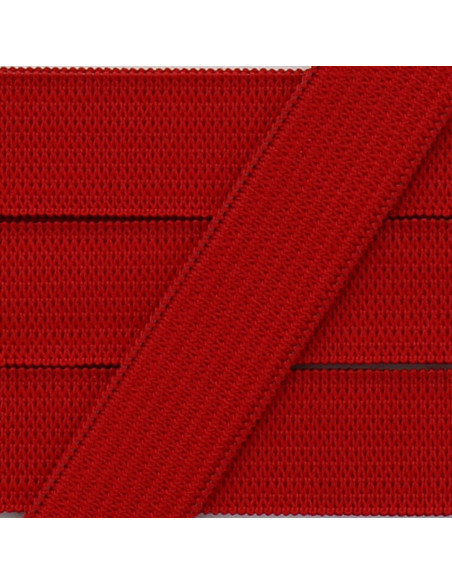 Weiches Gummiband 15 mm - Rot