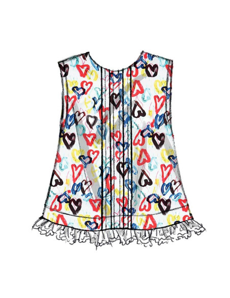 Oberteil- und Windelhöschen-Schnittmuster für Babys - Butterick 6884