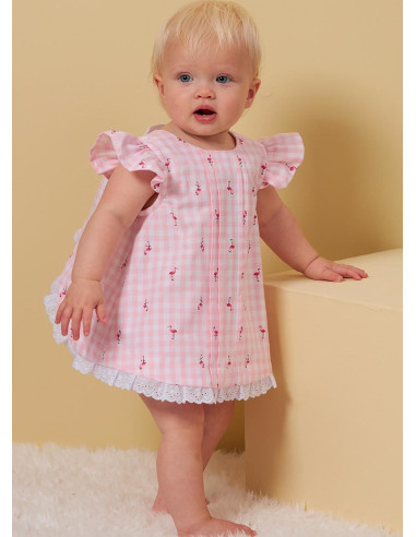 Oberteil- und Windelhöschen-Schnittmuster für Babys - Butterick 6884
