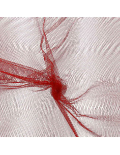 Steifer Tüll - Rot