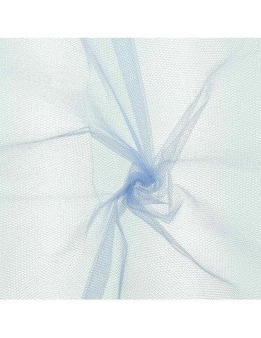 Steifer Tüll - Himmelblau