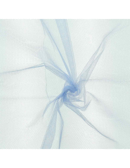 Steifer Tüll - Himmelblau