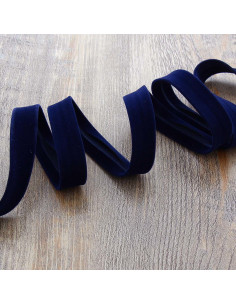Samtband - Marineblau