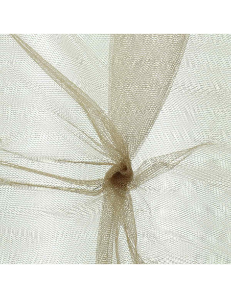 Steifer Tüll - Beige
