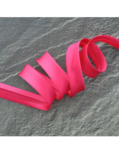 Viskose-Schrägband - Fuchsia
