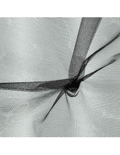 Steifer Tüll - Schwarz