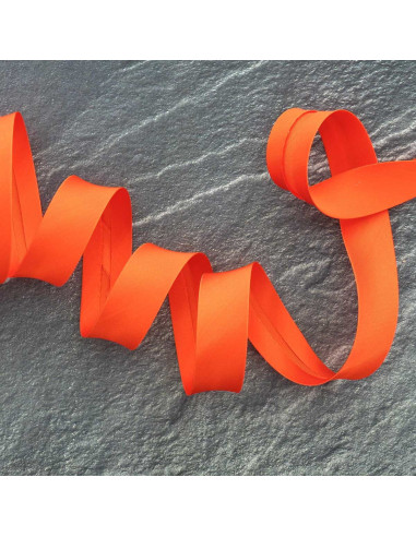 Viskose-Schrägband - Orange