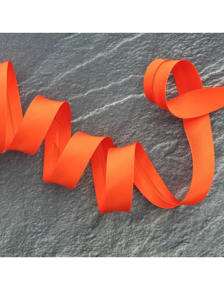 Viskose-Schrägband - Orange