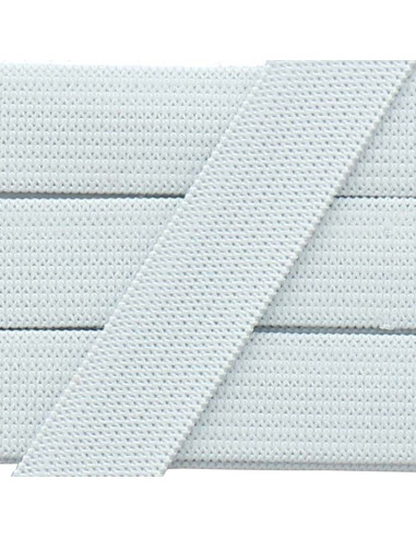 Weiches Gummiband 15 mm - Weiß