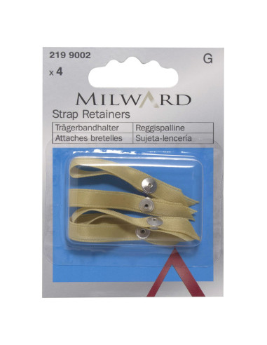 4er-Pack Hosenträger-Clips - Nude