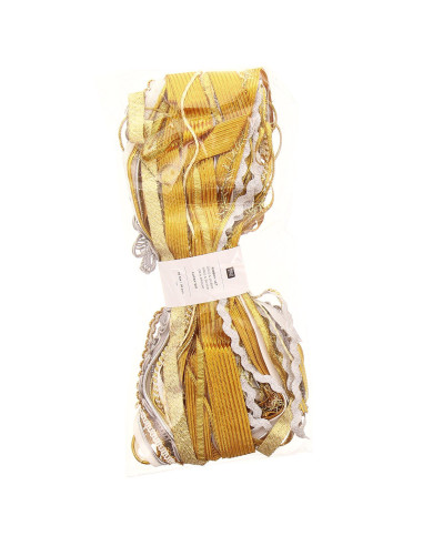 Sortiment von Bändern - Gold und Silber