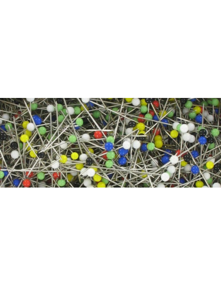 Schachtel mit Glaskopfnadeln 250 g