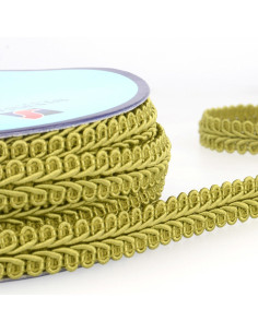 Chanel-Stil Zierband - Olivgrün