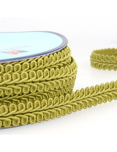 Chanel-Stil Zierband - Olivgrün