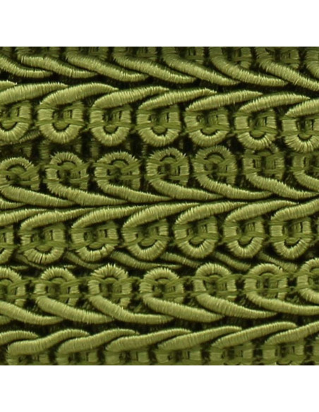 Chanel-Stil Zierband - Olivgrün