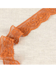 Elastische Spitzenblume - Braun