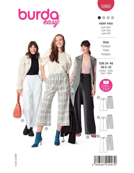 Hosenmuster - Burda 5960