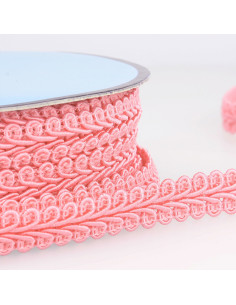 Chanel-Stil Zierleiste - Leuchtendes Rosa