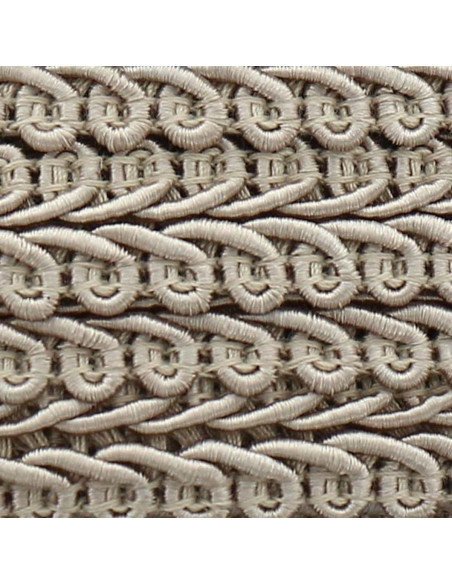 Chanel-Stil Zierband - Beige Taupe