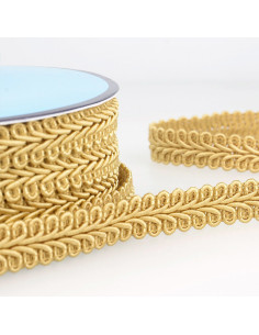 Chanel-Stil Zierband - Goldbeige