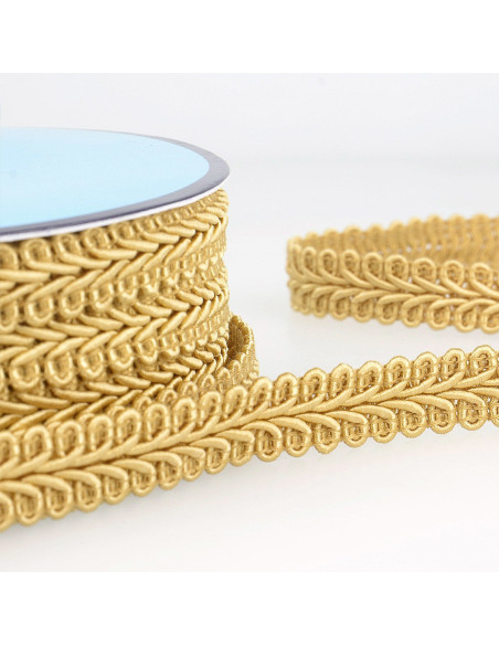 Chanel-Stil Zierband - Goldbeige