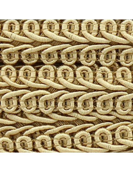 Chanel-Stil Zierband - Goldbeige