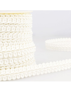 Chanel-Stil Borte - Ecru