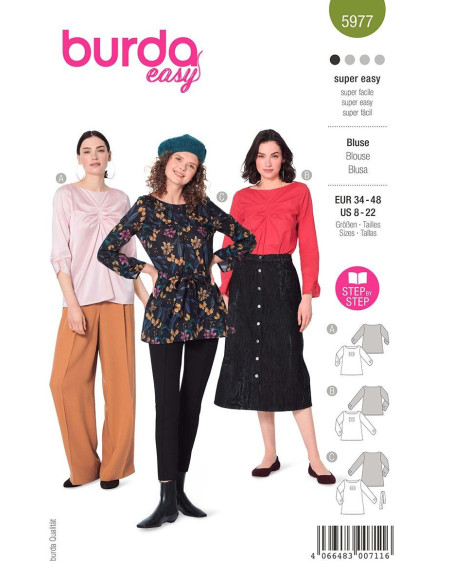 T-Shirt-Schnittmuster - Burda 5977