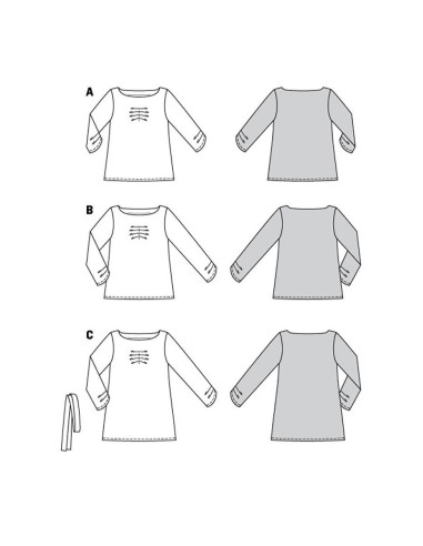 T-Shirt-Schnittmuster - Burda 5977