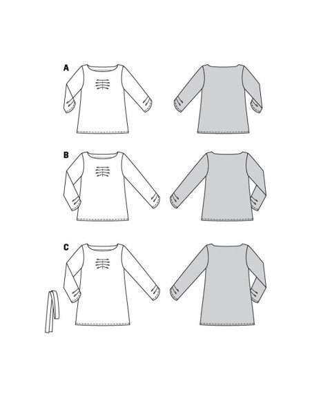 T-Shirt-Schnittmuster - Burda 5977