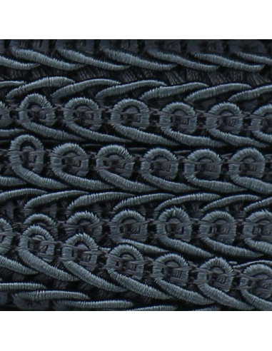 Chanel-Stil Zopf - Dunkelgrau