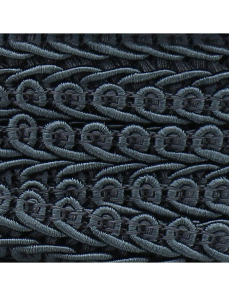 Chanel-Stil Zopf - Dunkelgrau