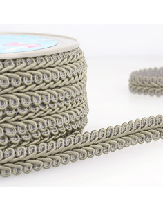 Chanel-Stil Zierband - Mittelgrau