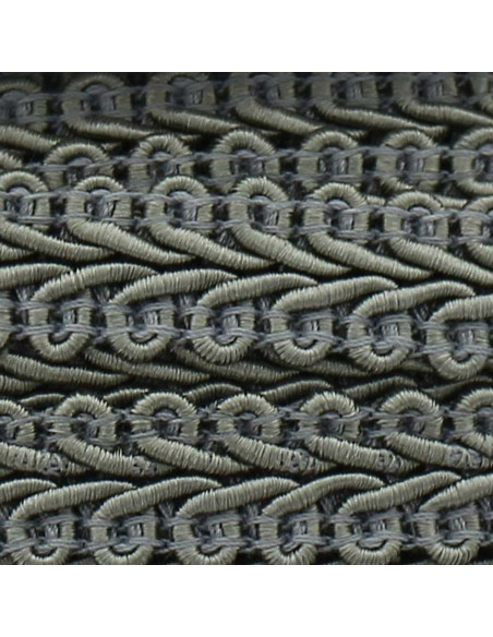 Chanel-Stil Zierband - Mittelgrau