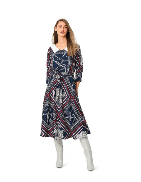 Kleid- und Blusenmuster - Burda 5980